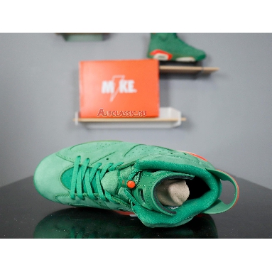 Air Jordan 6 Retro NRG Green Suede Gatorade AJ5986-335 Pine Green/Pine Green-Orange Blaze Mens Womens Shoes