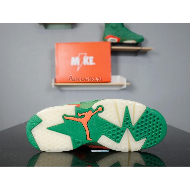 Air Jordan 6 Retro NRG Green Suede Gatorade AJ5986-335 Pine Green/Pine Green-Orange Blaze Sneakers