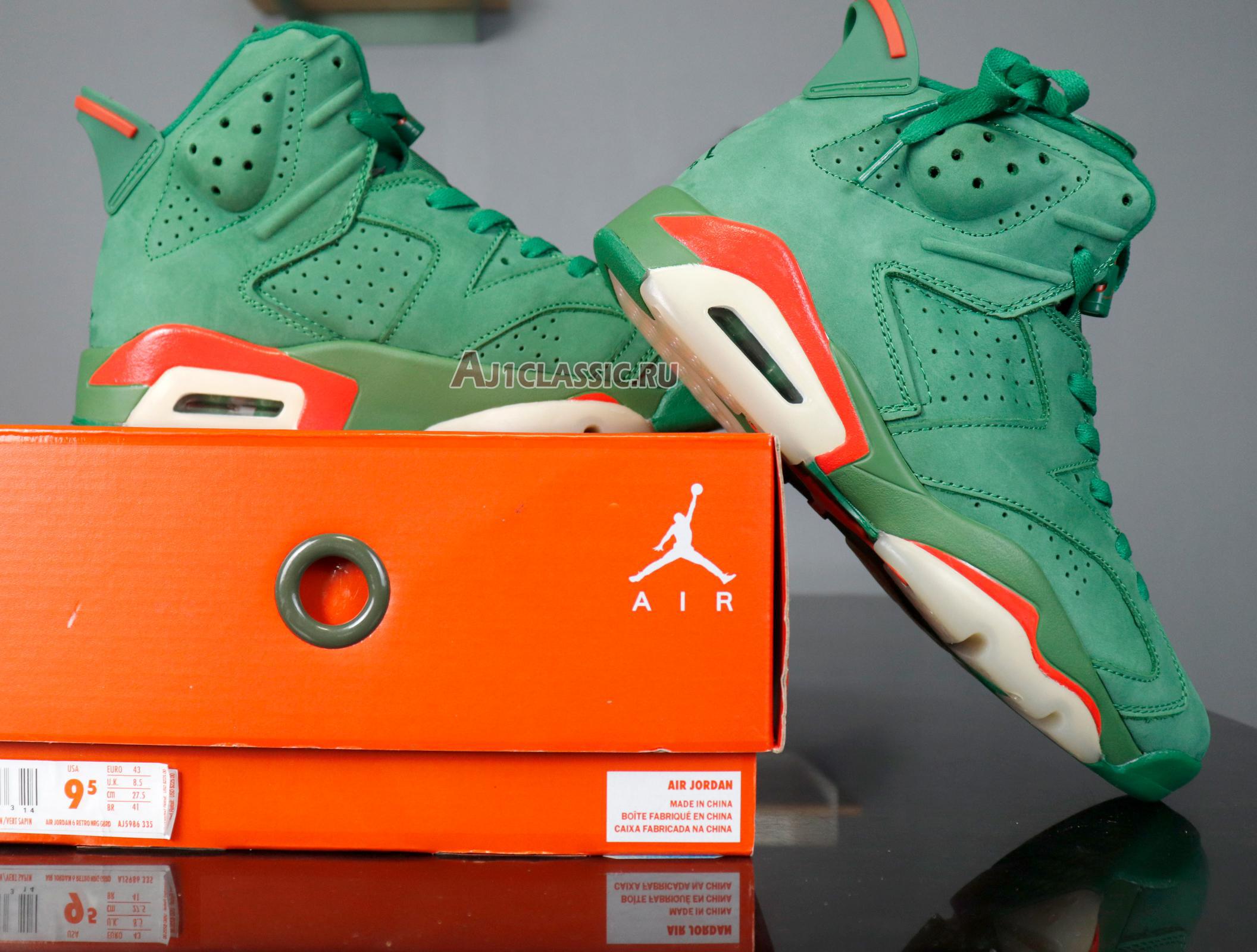 Air Jordan 6 Retro NRG "Green Suede Gatorade" AJ5986-335