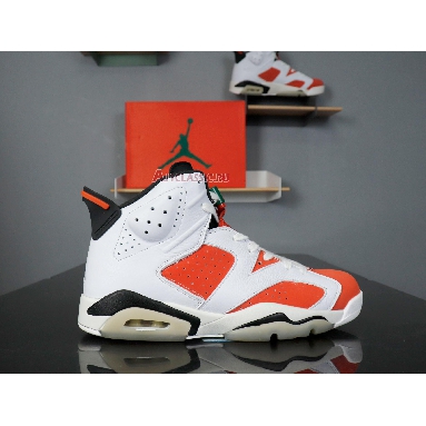 Air Jordan 6 Retro Gatorade 384664-145 Summit White/Black-Team Orange Sneakers