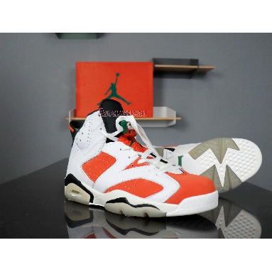 Air Jordan 6 Retro Gatorade 384664-145 Summit White/Black-Team Orange Sneakers