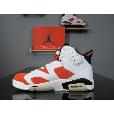 Air Jordan 6 Retro Gatorade 384664-145 Summit White/Black-Team Orange Mens Womens Shoes