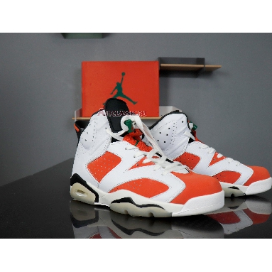 Air Jordan 6 Retro Gatorade 384664-145 Summit White/Black-Team Orange Sneakers