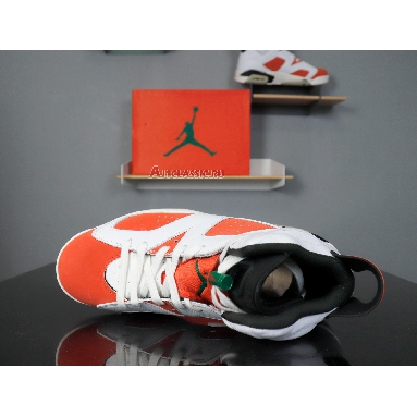 Air Jordan 6 Retro Gatorade 384664-145 Summit White/Black-Team Orange Mens Womens Shoes