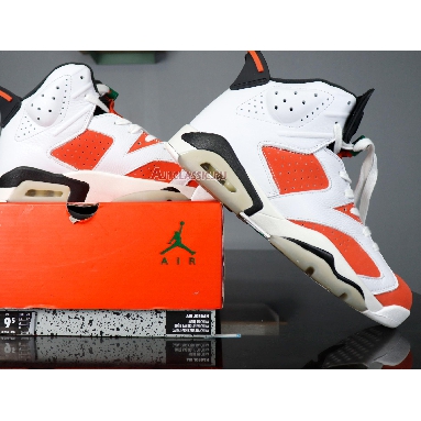 Air Jordan 6 Retro Gatorade 384664-145 Summit White/Black-Team Orange Sneakers