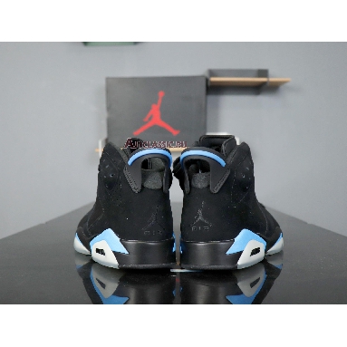 Air Jordan 6 Retro UNC 384664-006 Black/University Blue Sneakers