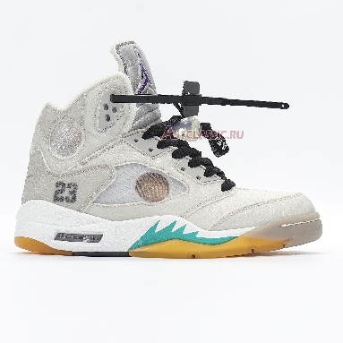 Air Jordan 5 Retro Grey CT8480-105 Grey/Yellow/Green/Purple/Black Sneakers