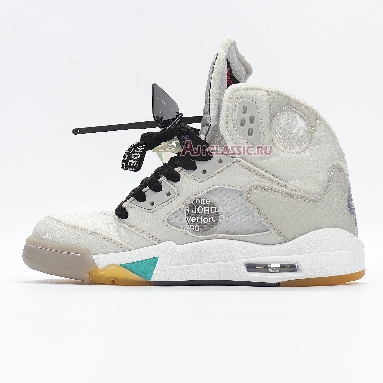 Air Jordan 5 Retro Grey CT8480-105 Grey/Yellow/Green/Purple/Black Sneakers