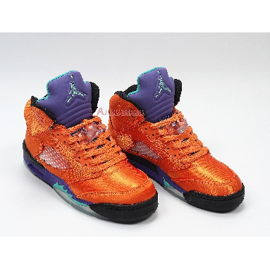 Air Jordan 5 Retro Fresh Prince of Bel-Air Friends and Family MNJDLS-818-861523 Gold/Orange/Purple/Blue/Black Sneakers