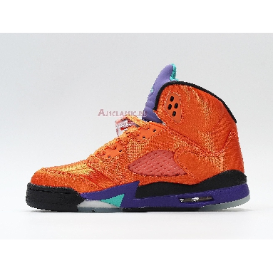 Air Jordan 5 Retro Fresh Prince of Bel-Air Friends and Family MNJDLS-818-861523 Gold/Orange/Purple/Blue/Black Sneakers