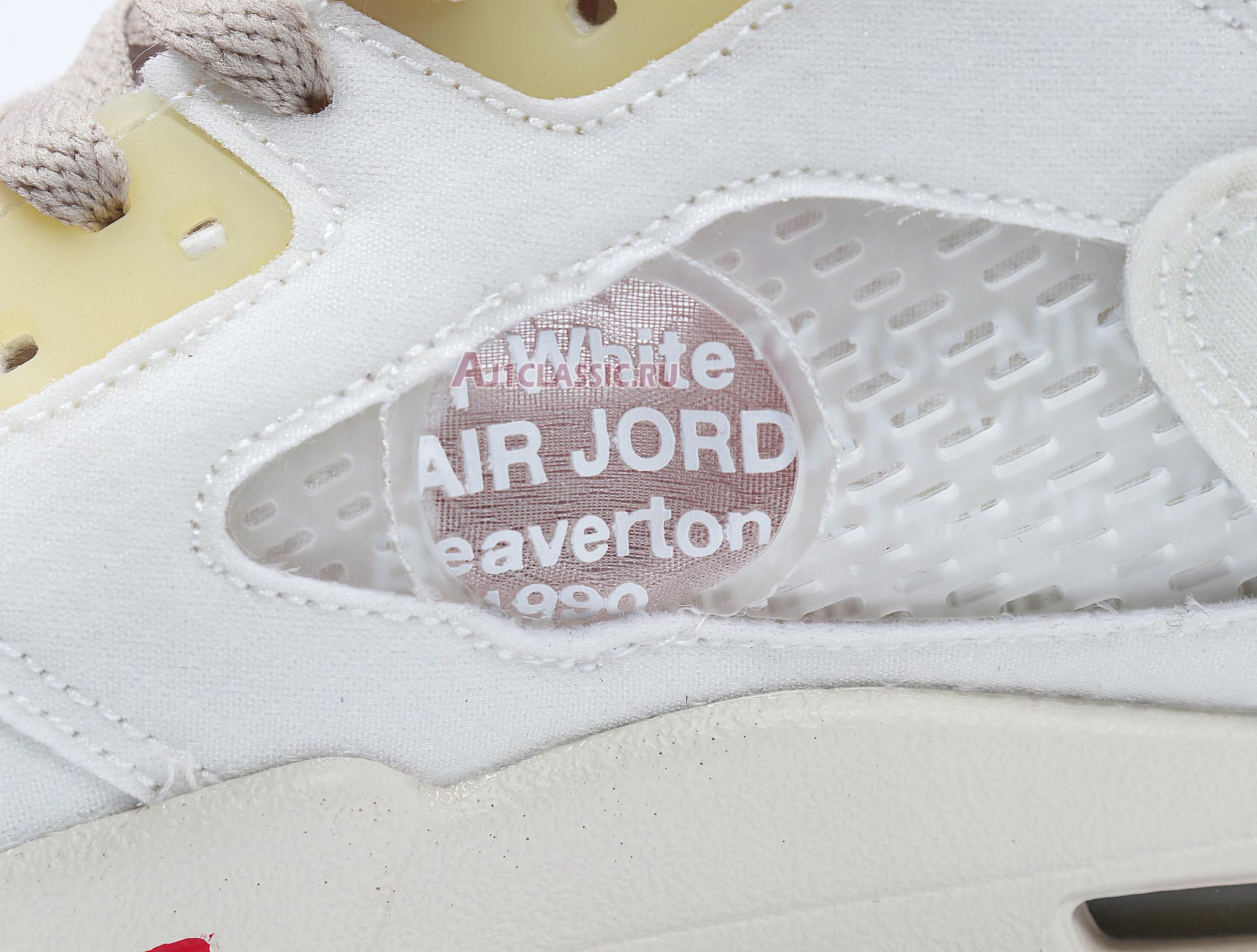 OFF-WHITE x Air Jordan 5 "Sail" CT8480-100