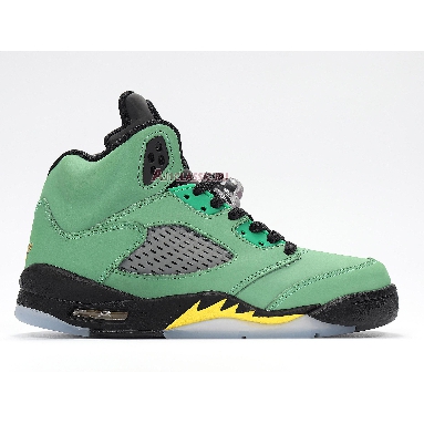 Air Jordan 5 Retro SE Oregon CK6631-307 Apple Green/Black/Yellow Strike/Black Sneakers