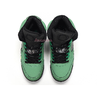 Air Jordan 5 Retro SE Oregon CK6631-307 Apple Green/Black/Yellow Strike/Black Mens Womens Shoes