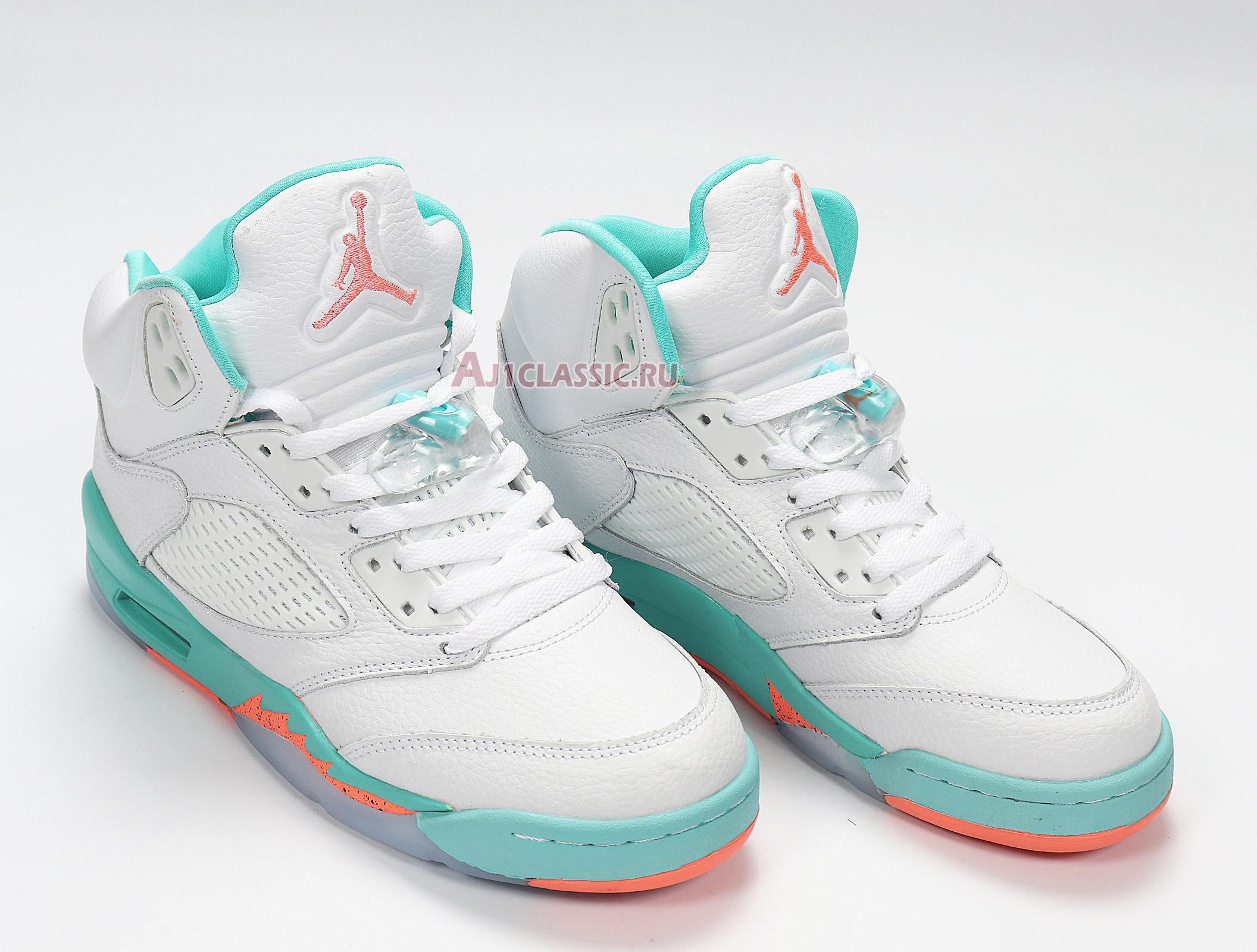 Air Jordan 5 Retro "Light Aqua" 440892-100