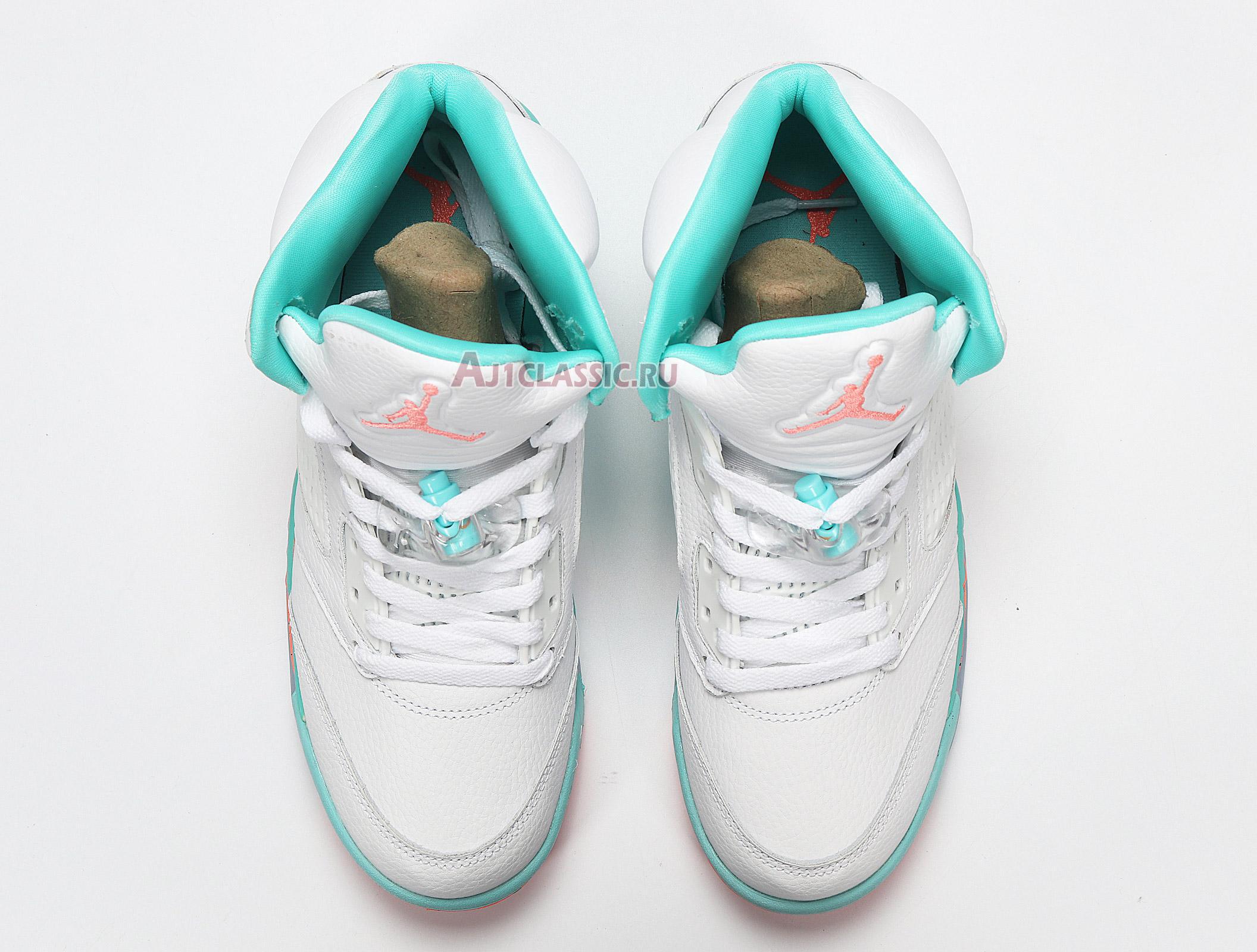 Air Jordan 5 Retro "Light Aqua" 440892-100