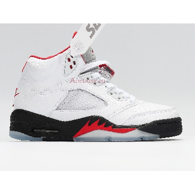 Air Jordan 5 Retro Fire Red 2020 DA1911-102 White/Fire Red-Black Sneakers