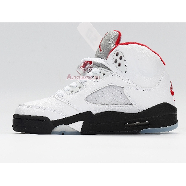 Air Jordan 5 Retro Fire Red 2020 DA1911-102 White/Fire Red-Black Sneakers