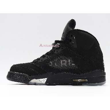 Paris Saint-Germain x Air Jordan 5 Retro Paris Saint-Germain AV9175-001 Black/White-Challenge Red Mens Womens Shoes