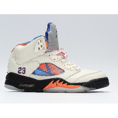 Air Jordan 5 Retro International Flight 136027-148 Sail/Orange Peel-Black-Hyper Royal Sneakers