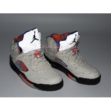 Air Jordan 5 Retro International Flight 136027-148 Sail/Orange Peel-Black-Hyper Royal Sneakers