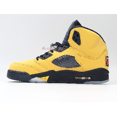 Air Jordan 5 Retro SP Michigan CQ9541-704 Amarillo/College Navy-Amarillo Sneakers