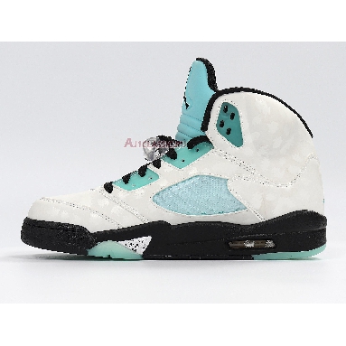 Air Jordan 5 Retro Island Green CN2932-100 White/Black/White/Island Green Sneakers