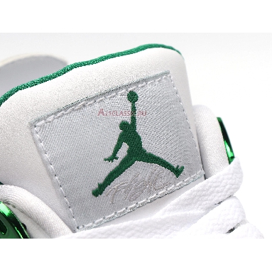 Air Jordan 4 Retro Green Metallic CT8527-113 White/Pine Green/Metallic Silver Sneakers