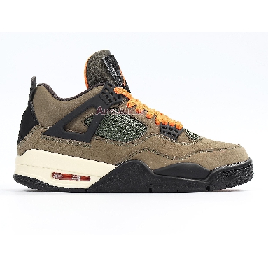 Undefeated x Air Jordan 4 Retro JBM351-M1 Deep Green/Clem-Black-Dk Mens Womens Shoes