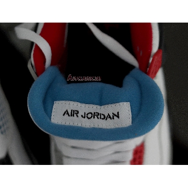 Air Jordan 4 Retro SE What The 4 CI1184-146 White/Fire Red-Tech Grey-Military Blue Sneakers