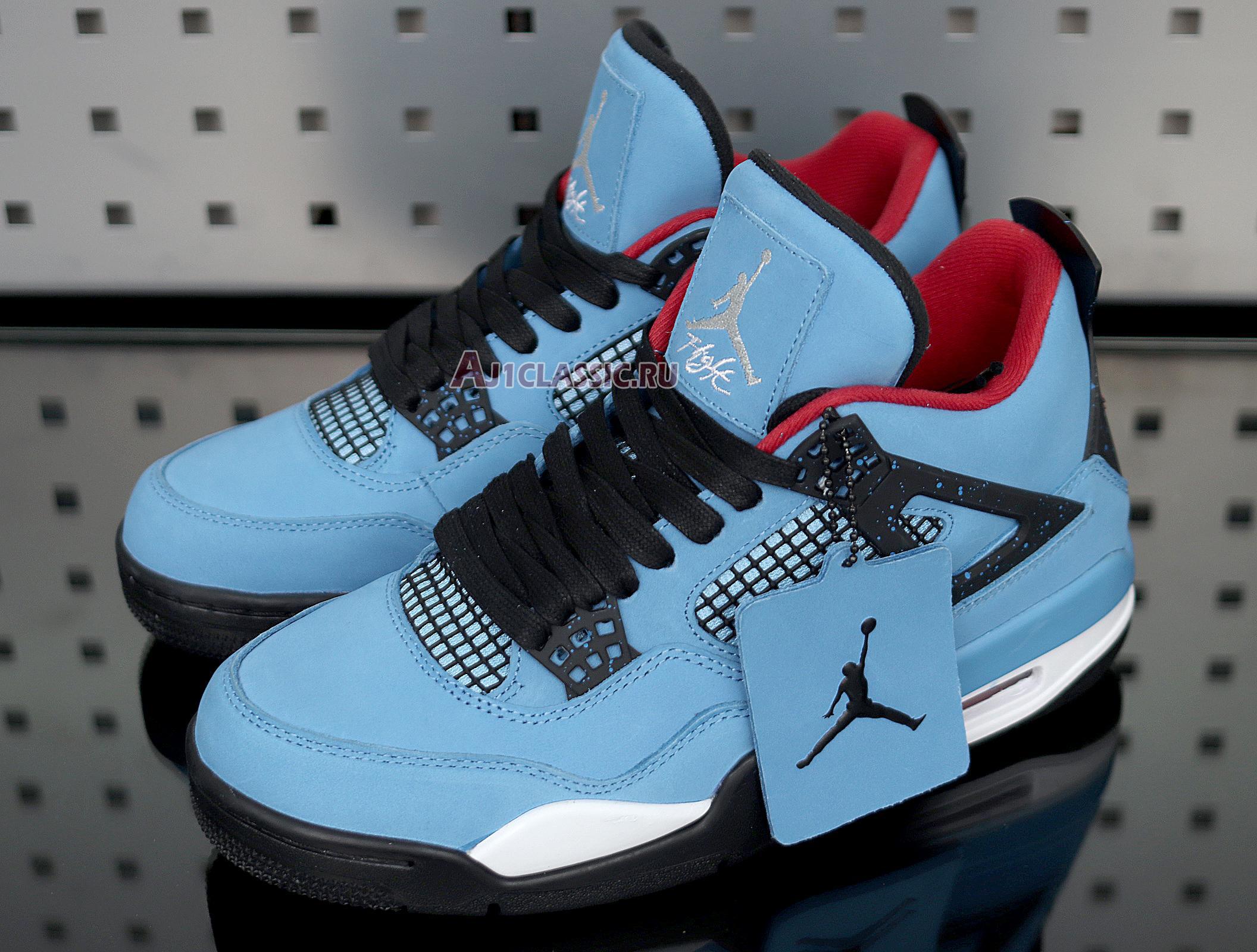 New Travis Scott x Air Jordan 4 Retro "Cactus Jack" 308497-406 Shoes