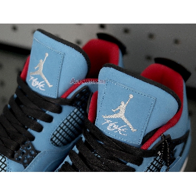 Travis Scott x Air Jordan 4 Retro Cactus Jack 308497-406 University Blue/Varsity Red-Black Mens Womens Shoes