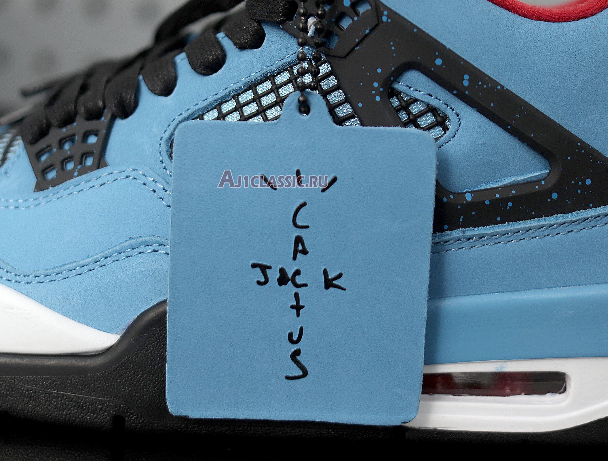 New Travis Scott x Air Jordan 4 Retro "Cactus Jack" 308497-406 Shoes