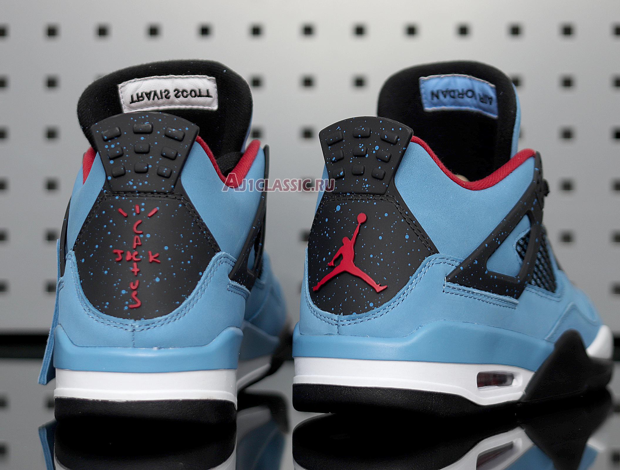 New Travis Scott x Air Jordan 4 Retro "Cactus Jack" 308497-406 Shoes