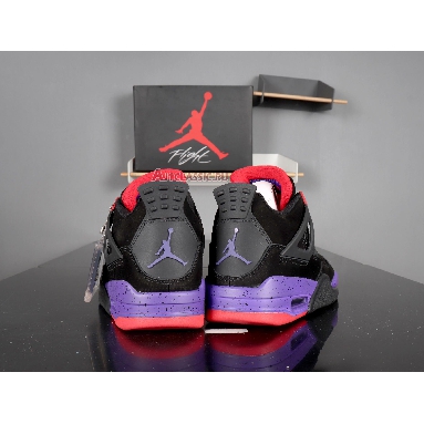 Air Jordan 4 Retro NRG Raptors AQ3816-065 Black/University Red-Court Purple​ Sneakers