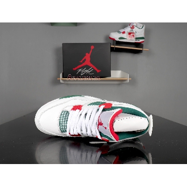 Air Jordan 4 Retro NRG Do The Right Thing AQ3816-163 White/Gorge Green-Varsity Red Sneakers