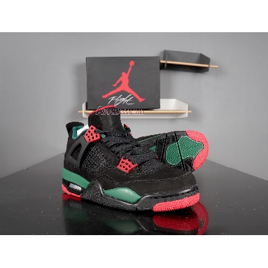 Air Jordan 4 NRG Gucci AQ3816-063 Black/Gorge Green-Varsity Red Sneakers