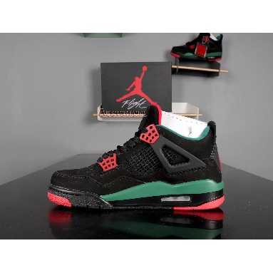 Air Jordan 4 NRG Gucci AQ3816-063 Black/Gorge Green-Varsity Red Sneakers