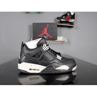 Air Jordan 4 Retro LS Oreo 2015 314254-003 Black/Tech Grey-Black Mens Womens Shoes