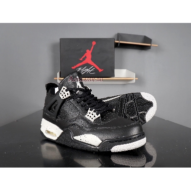 Air Jordan 4 Retro LS Oreo 2015 314254-003 Black/Tech Grey-Black Mens Womens Shoes