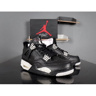 Air Jordan 4 Retro LS Oreo 2015 314254-003 Black/Tech Grey-Black Sneakers