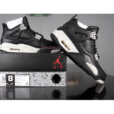 Air Jordan 4 Retro LS Oreo 2015 314254-003 Black/Tech Grey-Black Sneakers