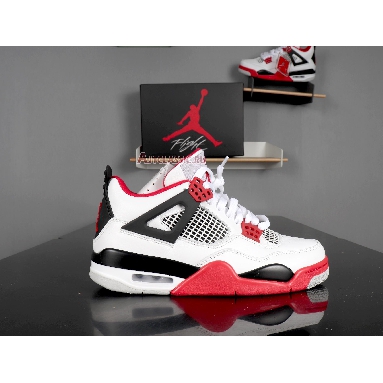 Air Jordan 4 Retro Fire Red 2012 308497-110 White/Varsity Red-Black Sneakers