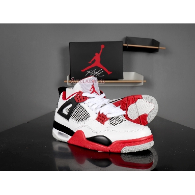 Air Jordan 4 Retro Fire Red 2012 308497-110 White/Varsity Red-Black Sneakers