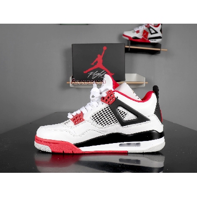 Air Jordan 4 Retro Fire Red 2012 308497-110 White/Varsity Red-Black Sneakers