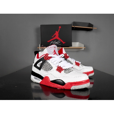 Air Jordan 4 Retro Fire Red 2012 308497-110 White/Varsity Red-Black Sneakers