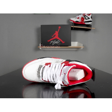 Air Jordan 4 Retro Fire Red 2012 308497-110 White/Varsity Red-Black Sneakers