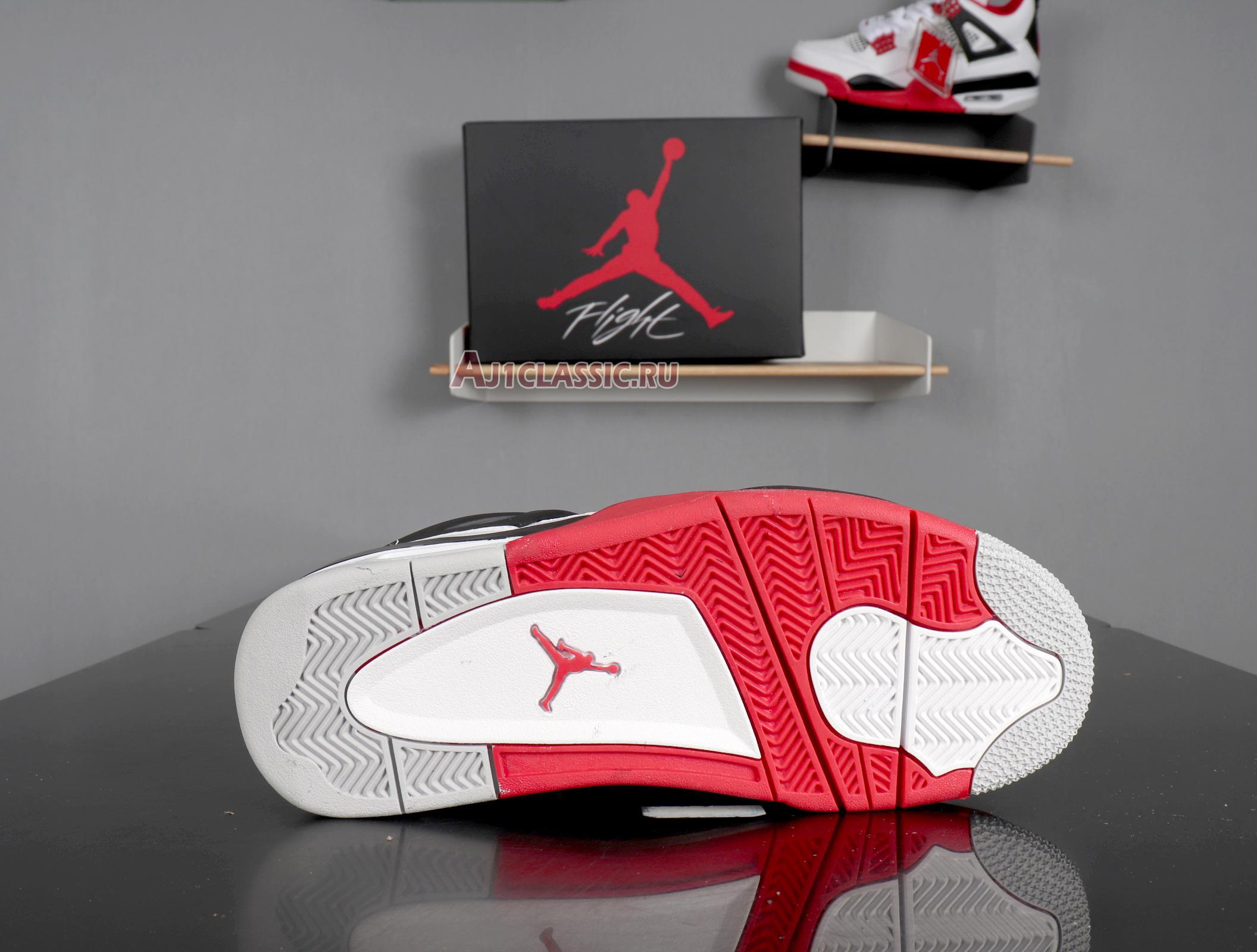 New Air Jordan 4 Retro "Fire Red" 2012 308497-110 Shoes