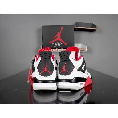 Air Jordan 4 Retro Fire Red 2012 308497-110 White/Varsity Red-Black Sneakers