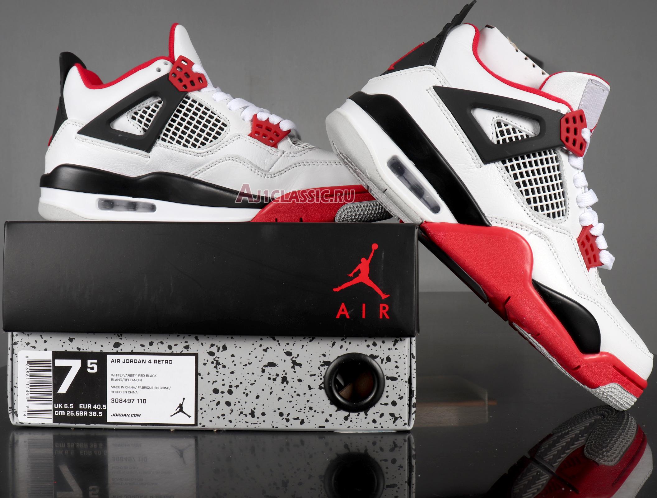 Air Jordan 4 Retro "Fire Red" 2012 308497-110