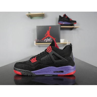 Air Jordan 4 Retro NRG Raptors - Drake Signature AQ3816-056 Black/University Red-Court Purple Sneakers